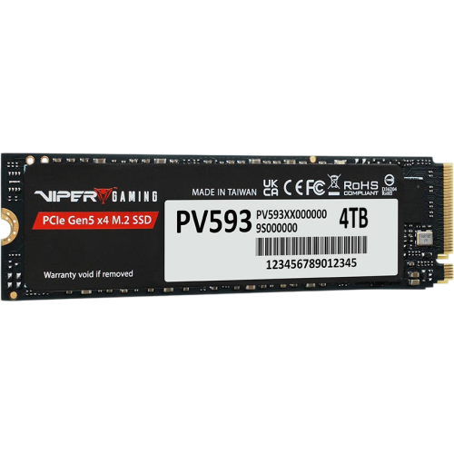 SSD Patriot Viper VP593 PV593P4TBM28H 4ТБ, M.2 2280, PCIe 5.0 x4, NVMe, M.2