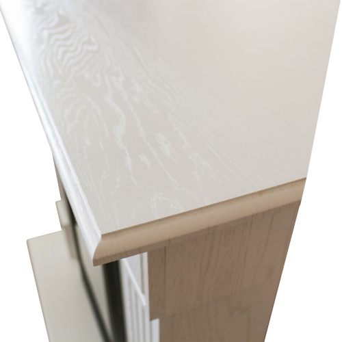 Электрокамин RealFlame Andrea Corner WT фактурный белый с очагом 3D Oregan