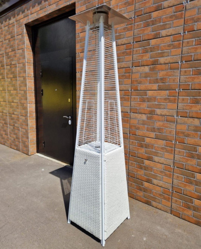 Уличный газовый обогреватель WWT 13I Rotang White Mini 1.8m