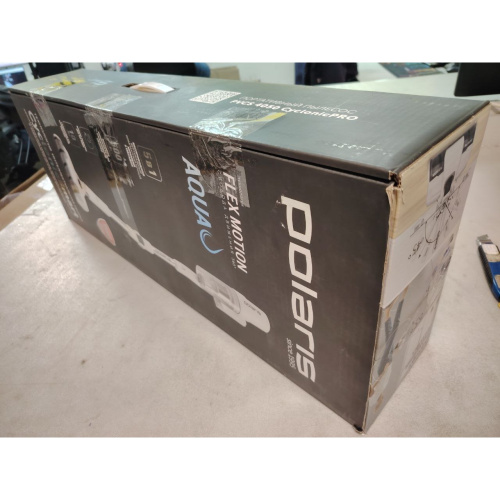 УЦ Пылесос вертикальный Polaris PVCS 4050 CyclonicPro белый (плохая упаковка, ремонт двигателя и редуктора)