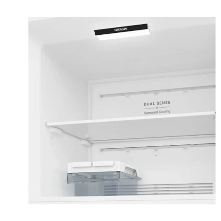 Холодильник Hitachi HRTN6443SUCS черный инвертер