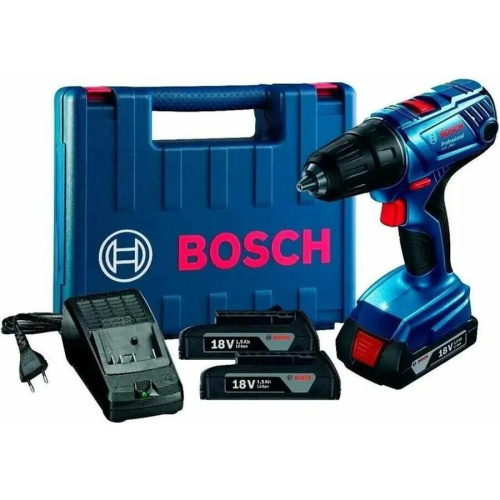 Дрель-шуруповерт Bosch GSB 180-LI (06019F8307) ударная 2Ач, с двумя аккумуляторами