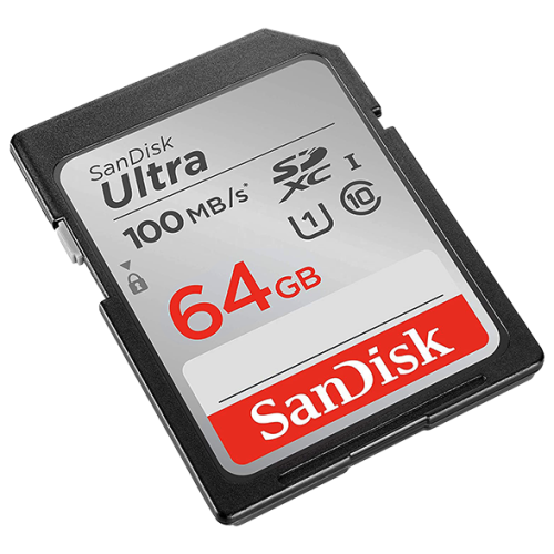 Карта памяти SanDisk Ultra SDSDUNB-064G-GN6IN 64GB SDXC Class 10 UHS-I