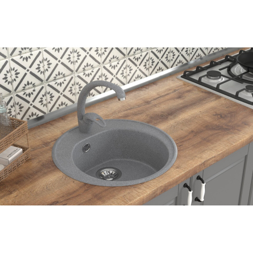 Кухонная мойка Gammastone GS-22 темно-серая матовая