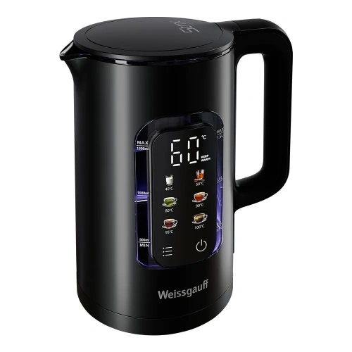 Электрочайник Weissgauff WK 1500 Db Touch BodyCool