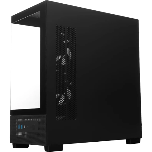 Корпус XASTRA Q500M 3ARGB-FG-C10-UC Black (Q500M-3FG12A-C10-UC) mATX/Aquarium/Screewless/ 3x120mm ARGB PWM FG fans/Argb+PWM HUB 10port/ Type-C