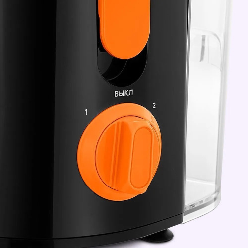 Соковыжималка Kitfort КТ-1198 оранжевый/черный