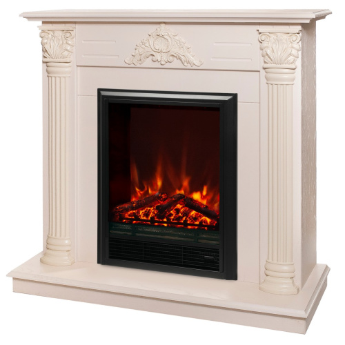 Электрокамин RealFlame Stefania WT айвори с очагом Eugene