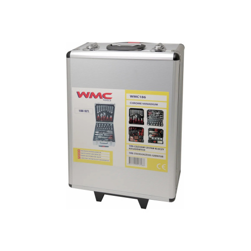 Набор инструментов WMC TOOLS WMC-WMC186(47008) 186пр.+дорожный кейс