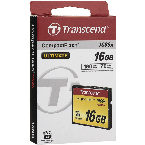 Карта памяти Transcend TS16GCF1000 16GB CompactFlash 1000X