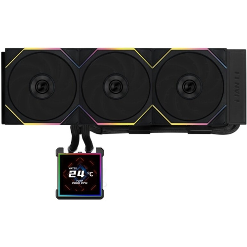 СВО Lian Li HydroShift II LCD-S 360TL (GHS2LCDS36TB Black) (G89.GHS2LCDS36TB.R0) / 3.4" IPS LCD / 3x120mm ARGB PWM Fans