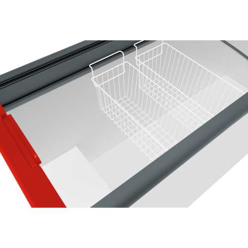 Морозильный ларь GELLAR FG 700 E красный