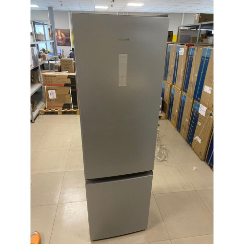 УЦ Холодильник Hotpoint HT 6200 S серебристый (плохая упаковка, б/у, нет документации, устранение утечки по заправочному порту)