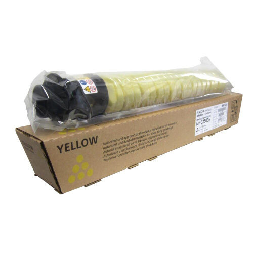 Картридж лазерный Ricoh MPC2503H Y (841926) желтый, 9500 страниц, оригинальный для Ricoh Aficio-MPC2003/MPC2503/C2011