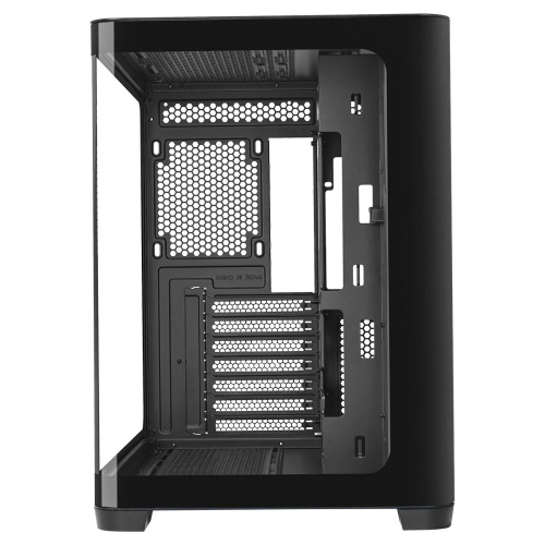 Корпус SAMA V60E Black (V60E-BKADA0X1-GL), без БП, Midi-Tower, TG, no fans, 2xUSB 3.0 + 1xUSB 3.2 Type-C, ATX, mITX