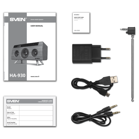 Аудиосистема SVEN HA-930 дерево/черный
