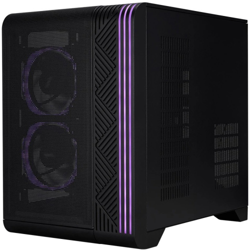 Корпус 1STPLAYER VT5 ARGB Black (VT5-BK-3FS7) / mATX / 3x120mm ARGB fans