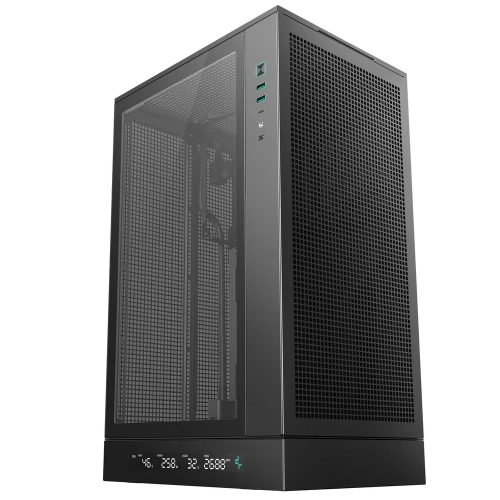 Корпус Deepcool CH270 Digital без БП, черный, MicroATX/miniITX