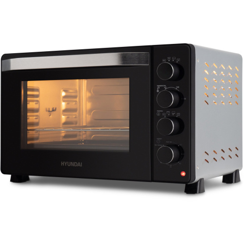 Мини-печь Hyundai MIO-HY081 серебристый/черный