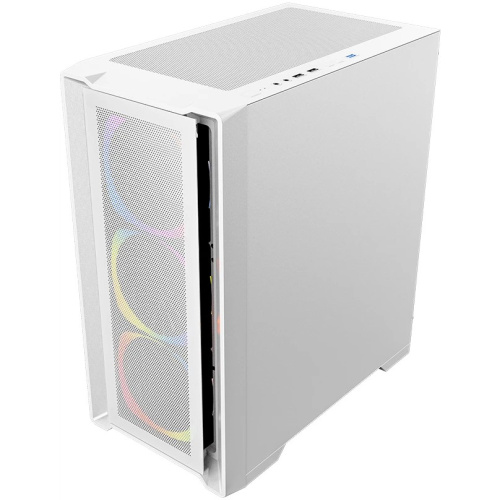 Корпус 1STPLAYER Trilobite T4 MESH ARGB White (T4-WH-4FS7-W) / mATX / 4x120mm ARGB fans