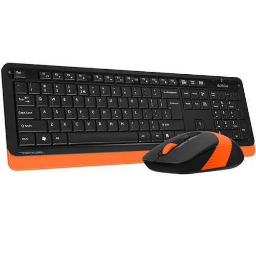 Клавиатура + мышь A4 Fstyler FG1010 orange