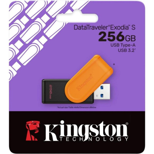 USB-флешка Kingston DataTraveler Exodia S (DTXS/256GB), 256Gb USB 3.2