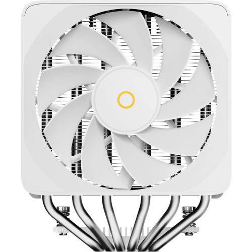 Кулер Ocypus Delta A62 EX WH Digital, 2x120mm ARGB Fan, Top Display Panel, 6 Heat Pipes, 4-Pin PWM, 600-1800 RPM, 31DBA