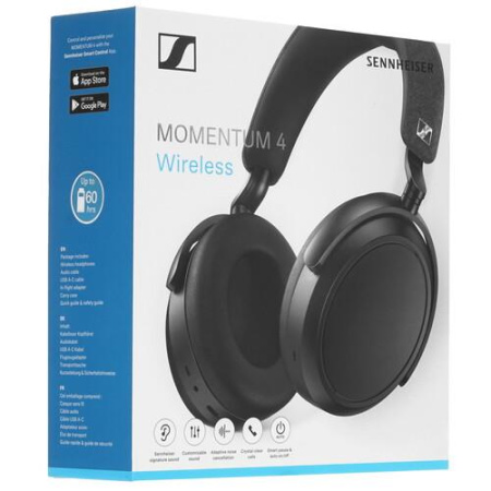 Беспроводные/проводные наушники Sennheiser MOMENTUM 4 черный