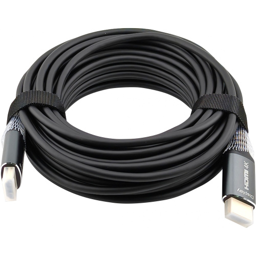 Кабель аудио-видео Cactus CS-HDMI-AOC-2-10 HDMI(m)/HDMI(m) 10м позолоч.конт. черный