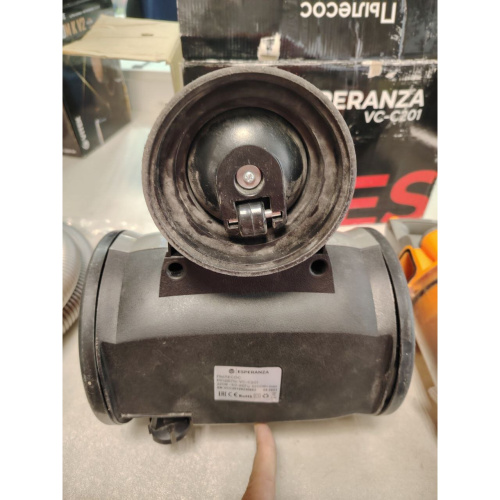 УЦ Пылесос ESPERANZA VC-C201 оранжевый (плохая упаковка, б/у, нет документации, ремонт мотора)