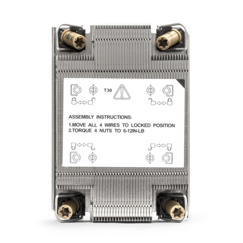 Кулер ExeGate ESNK-P0077P (EX293450RUS).1U.4189.Cu (Al+Cu, 1U, 3 тепл. трубки, LGA 4189, TDP 205W, 240г, на защелках, с термопастой, Retal box)