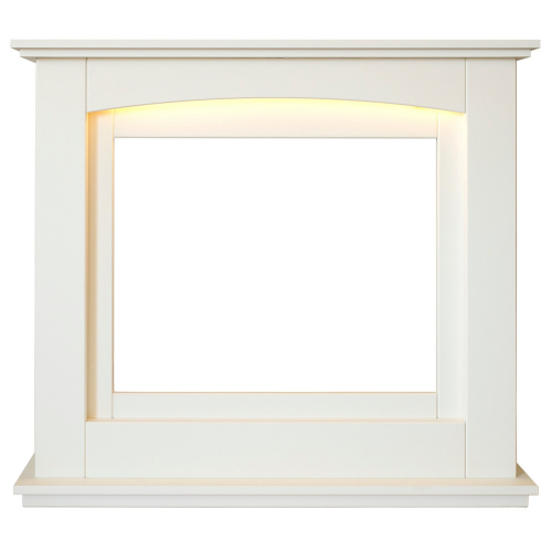 Портал каминный из МДФ RealFlame Canada 25,5 белый, с подсветкой