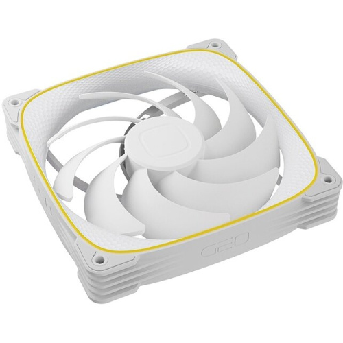 Комплект вентиляторов (3 шт.) Geometric Future Squama 2503W-14 Triple Pack (1F2503W314000) / 140mm, PWM, 2400 RPM, 91.15 CFM, 34.0 dBA, 5V ARGB, White