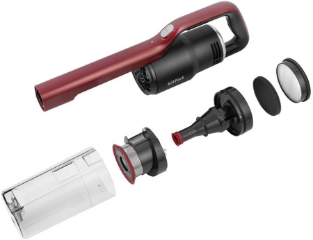 Пылесос Kitfort КТ-561 черный/красный