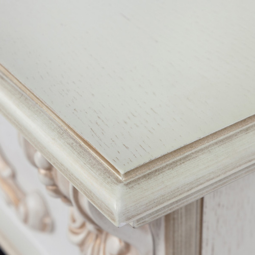 Электрокамин RealFlame Anita WT дуб белый с золотой патиной с очагом 3D Olympic