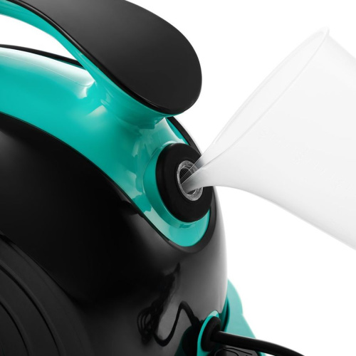 Пароочиститель напольный Kitfort КТ-9102-3 черный/бирюзовый