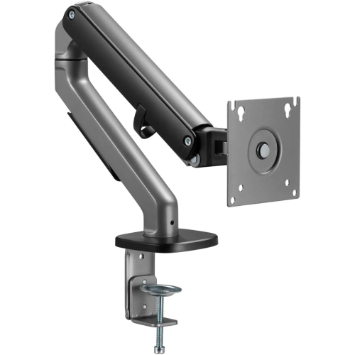 Кронштейн для мониторов Ultramounts UM 734BL серый/черный 17"-27" макс.7кг крепление к столешнице поворот и наклон