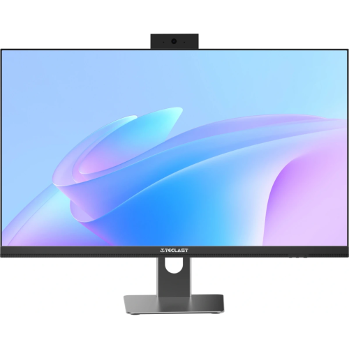 Моноблок Teclast T27 Air 2K 12600H16G512FKRU 2K i5 12600H (2.7) 16Gb SSD512Gb Iris Xe CR Win11Pro GbitEth WiFi BT 120W клавиатура мышь Cam черный
