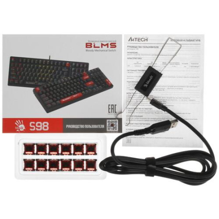 Клавиатура проводная A4Tech Bloody S98