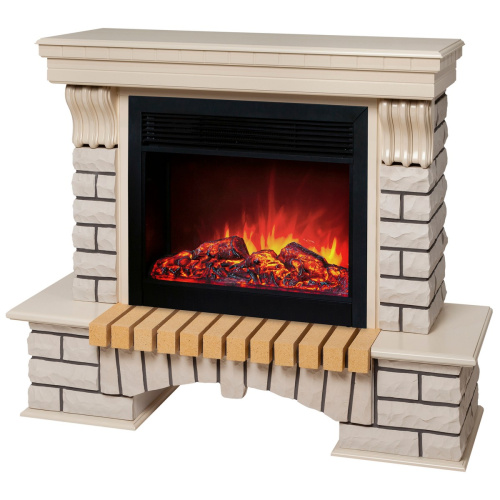 Электрокамин RealFlame Country 26 WT с очагом Moonblaze Black