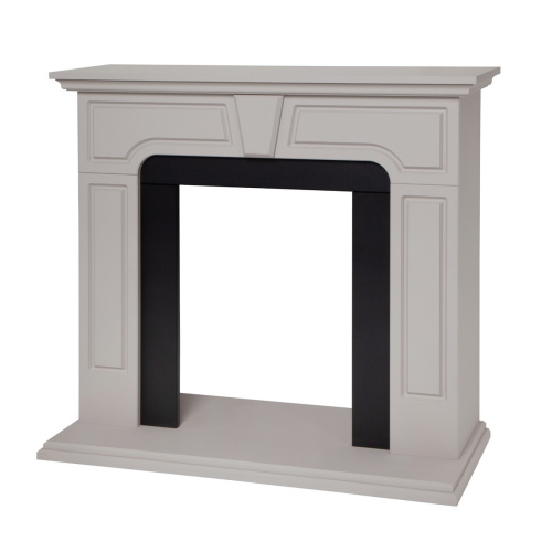 Портал каминный из МДФ RealFlame Theodor STD Theodor BG латте, под очаги (Majestic, Fobos, Eugene, 3D Olympic)