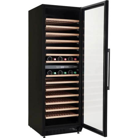Винный шкаф Hyundai HBWC 1765 DC черный