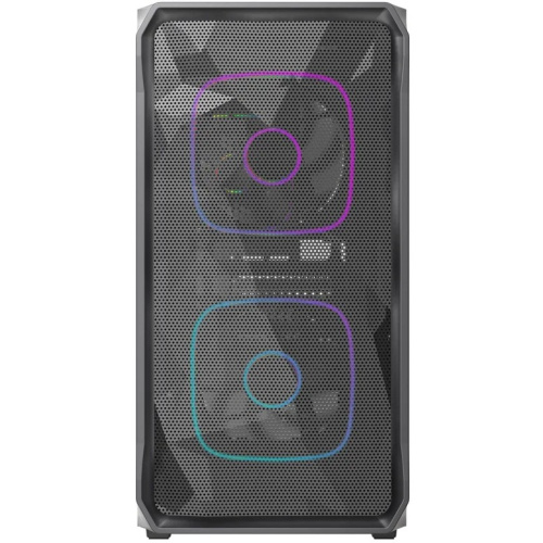 Корпус Powercase Mistral SM06 ARGB (CMMSM06B-A3), Tempered Glass, 3x120mm ARGB PWM fans, чёрный, mATX
