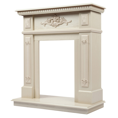 Портал каминный из МДФ RealFlame Lilian WT жемчуг, под очаги (Majestic, Fobos, Eugene, 3D Olympic)