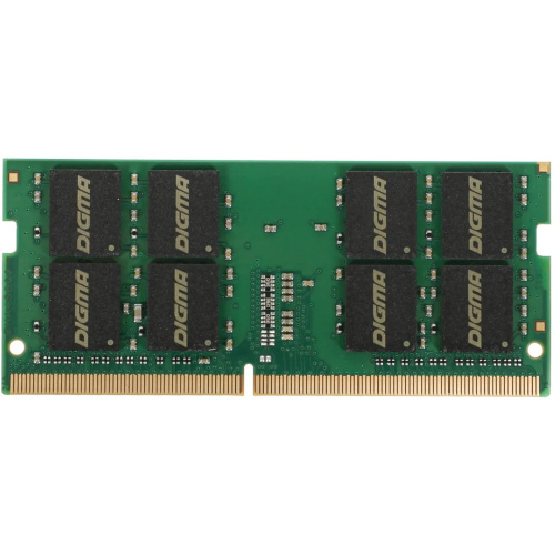 ОЗУ Digma DGMAS43200032D DDR4 32GB 3200MHzRTL PC4-25600 CL22 SO-DIMM 260-pin 1.2В dual rank Ret