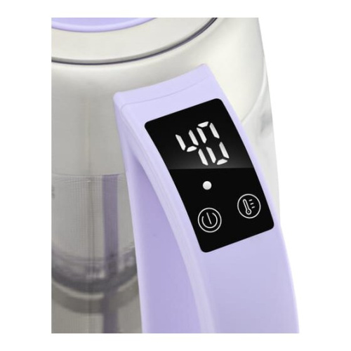 Чайник электрический Kitfort КТ-6624 1.7л. лавандовый/нерж (корпус пластик/стекло)