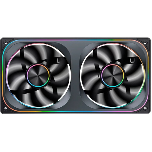 Вентилятор JONSBO ZA-240B (2 in 1) 120х120х28мм (PWM, ARGB LED, 700-2400об/мин, черный) Retail