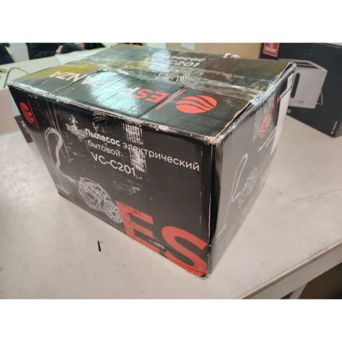 УЦ Пылесос ESPERANZA VC-C201 оранжевый (плохая упаковка, б/у, нет документации, ремонт мотора)