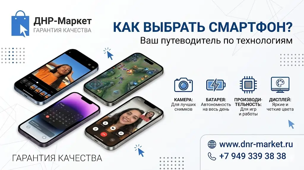 Смартфоны в ДНР и Донецке